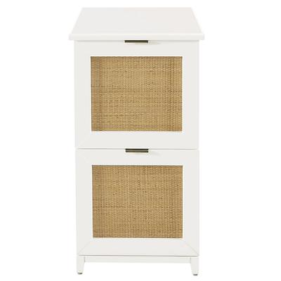 Hutton Cabinet Bases - 2-Drawer Cabinet Natural Rattan - Ballard Designs