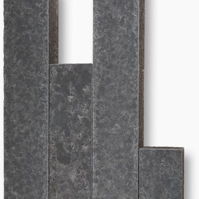 Seltra Natursteine Palisaden SANOKU® ELEGANCE satiniert Basalt anthrazit-schwarz, 8x12 cm, 100 cm