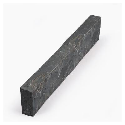 Seltra Natursteine Rasenkanten SANOKU® Basalt anthrazit-schwarz Oberfläche eben gespalten, 8x20x125 cm