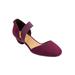 Wide Width Women's The Camilla Pump by Comfortview in Dark Berry (Size 10 1/2 W)