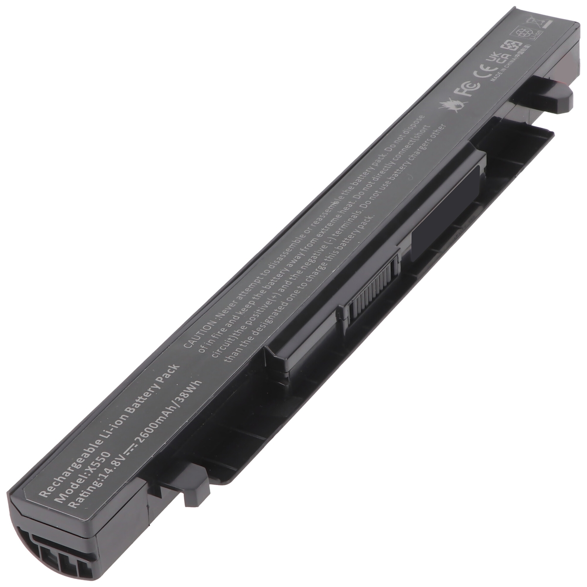 AccuCell Akku passend für Asus A32-X550, A41-X550, A41-X550A, 0B110-00230400, 14,8 Volt 2600mAh Image