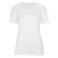 Basic-Shirt swiss+cotton, Kurzarm-Rundhals - 40 - Weiß, Damen, aus Baumwolle