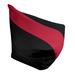 East Urban Home Los Angeles Standard Bean Bag Chair Polyester/Fade Resistant in Red/Black/Brown | 31 H x 38 W x 42 D in | Wayfair