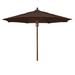 Darby Home Co Sanders Rustic 11' Market Umbrella Metal in Brown | Wayfair DBHM7781 42916921