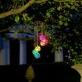 Touch of ECO Solar Powered LED Globes Color Changing Mobile Wind Chime Resin/Plastic/Metal | 28 H x 6 W x 6 D in | Wayfair TOE376