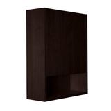 LACAVA Kubista Surface Mount Framed 1 Door Medicine Cabinet w/ 2 Adjustable Shelves Wood in Brown | 24 H x 18 W x 7 D in | Wayfair KUB-ST-18R-06