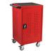 Learniture Structure Series 30-Compartment Tablet Charging Cart Metal in Red | 38.25 H x 24.75 W x 20 D in | Wayfair LNT-NOR1008RD-SO