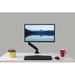 Rocelco Premium Universal Height Adjustable Screen Desk Mount in Black | 8.58 H x 18.58 W in | Wayfair R MA1