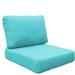 Madison Ave Indoor/Outdoor 4 Piece Replacement Cushion Set Acrylic in Green/Blue/Brown kathy ireland Homes & Gardens by TK Classics | Wayfair