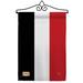 Breeze Decor Impressions Decorative 2-Sided Polyester 19 x 13 in. Garden Flag in Black/Gray/Red | 18.5 H x 13 W x 1 D in | Wayfair