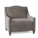 Lounge Chair - My Chic Nest Jill 36" Wide Lounge Chair Wood/Velvet/Fabric in Gray | 37 H x 36 W x 36 D in | Wayfair 678-103