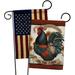 Breeze Decor Memories On The Farm 2-Sided Polyester 19 x 13 in. Garden Flag in Black/Brown | 18.5 H x 13 W in | Wayfair