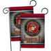 Breeze Decor Semper ParatAmerican American Coast Guard - Impressions Decorative 2-Sided 19 x 13 in. Garden flag in Red/Gray/Black | Wayfair