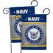 Breeze Decor American Air Force - Impressions Decorative 2-Sided Polyester 19 x 13 in. Garden flag in Gray/Blue | 18.5 H x 13 W in | Wayfair