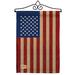 Breeze Decor Impressions Decorative 2-Sided Polyester 19 x 13 in. Garden Flag in Blue/Brown/Red | 18.5 H x 13 W in | Wayfair