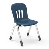 Virco Classroom Chair Plastic/Metal in Gray | 24.625 H x 15.375 W x 16.875 D in | Wayfair 4039690