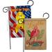 Breeze Decor Lovable Flamingo 2-Sided Polyester 18.5 x 13 in. Garden flag in Brown | 18.5 H x 13 W in | Wayfair BD-BI-GP-105060-IP-BOAF-D-US20-BD