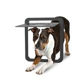 OWNPETS Plastic Door Mount Pet Door for Dog & Cat in Black | 14 H x 0.5 W x 16 D in | Wayfair PET0041