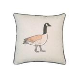 Loon Peak® Oswalt Canada Goose Animal Throw Pillow Polyester/Polyfill blend | 18 H x 18 W in | Wayfair 86E2194B35FC4CA28A0AA637517D32B0