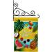 Breeze Decor Fruity Summer Time 2-Sided Polyester 19 x 13 in. Flag Set in Blue/Green/Yellow | 18.5 H x 13 W x 1 D in | Wayfair