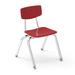 Virco 3000 Series Classroom Chair Wood/Metal in Red | 30.5 H x 18.625 W x 21.5 D in | Wayfair 38429C70