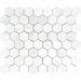 Tile & Mosaic Depot 3" x 3" Rectified Marble Honeycomb Mosaic Wall & Floor Tile Natural Stone/Marble in Gray | 3 H x 3 W x 0.38 D in | Wayfair