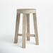 Joss & Main Derrek Bar & Counter Stool Wood in Brown/Gray | 26 H x 14.75 W x 14.75 D in | Wayfair 85A9DA74A4AB41E7998BACEA97FF176A