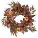 The Holiday Aisle® Jeiel Autumn 24" Polyester Wreath in Brown/Orange | 5 H x 24 W x 24 D in | Wayfair D1F09CAEB02648418D5E527B89351968