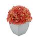 Winston Porter Hydrangea Floral Arrangements in Pot Fabric in Red/Orange | 11 H x 10 W x 10 D in | Wayfair 5824222806A6422AA497889D473D1A3B