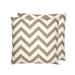 Latitude Run® Blondelle Square Cotton Pillow Cover Cotton in White/Brown | 18 H x 18 W x 0.25 D in | Wayfair 0178D8E95ABE43A8BB357CD5BE301C26