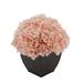 Red Barrel Studio® Artificial Hydrangea Floral Arrangements in Pot Fabric in Pink | 11 H x 10 W x 10 D in | Wayfair