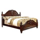 Astoria Grand Clearmont Queen Solid Wood Platform Bed Wood in Brown/Red | 60.5 H x 65.5 W x 88.5 D in | Wayfair 7FC5C85EFBD545B58B4803BB8AE326DE