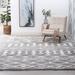 White 47.24 x 1.77 in Area Rug - Union Rustic Jemima Moroccan Shag Silver/Area Rug Polypropylene | 47.24 W x 1.77 D in | Wayfair