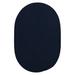 Blue/Navy 108 x 0.5 in Area Rug - Red Barrel Studio® Coletti Port Royale Braided Navy Area Rug, Polypropylene | 108 W x 0.5 D in | Wayfair