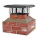 Symple Stuff Huldah Steel Chimney Cap Steel in Gray | 8.2 H x 19.5 W x 19.5 D in | Wayfair E4061DBB74EF49EDB91036B61BEBF2CF