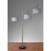 Orren Ellis Quantico 91" Tree Floor Lamp Metal in Gray | 91 H x 71 W x 61.75 D in | Wayfair FCBA6A3231254E4ABB2DDEB43C61BC6E
