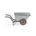 Rosalind Wheeler Stalder Galvanized Steel Wheelbarrow Planter Metal | 5 H x 11.75 W x 4.25 D in | Wayfair 7A10A5E3AB154E9B9EC45CDD2A34236B