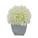 Gracie Oaks Hydrangea Floral Arrangements in Vase Fabric in Green | 11 H x 10 W x 10 D in | Wayfair 8827AC1366914701A94CB5F6AB71A98D