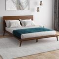 Corrigan Studio® Mccammon Low Profile Platform Bed Wood in Brown | 42 H x 67 W x 82 D in | Wayfair 5DDD14B4AD4C46FDA333D215D1468271