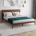 Corrigan Studio® Mccammon Low Profile Platform Bed Wood in Brown | 42 H x 67 W x 82 D in | Wayfair 5DDD14B4AD4C46FDA333D215D1468271