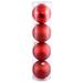 Three Posts™ Holiday Décor Ball Ornament Plastic in Red | 4.75 H x 4.75 W x 4.75 D in | Wayfair THDA4451 42510666