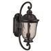 Beachcrest Home™ Coso 2-Light Outdoor Wall Lantern Glass/Metal in Brown | 22.87 H x 9.5 W x 12.88 D in | Wayfair CHRL6540 41989938