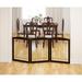 Tucker Murphy Pet™ Noriega Free Standing Pet Gate Metal (a highly durability option) in Brown | 30.1 H x 72.4 W x 0.75 D in | Wayfair