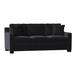 Latitude Run® Aceyon 79" Square Arm Sofa Bed w/ Reversible Cushions in Black | 35 H x 79 W x 38 D in | Wayfair BD3444FB73444263AC9A224158F0044B