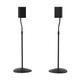 Sanus Adjustable Height Speaker Stand - Extends 28" to 38" - Holds Satellite & Small Bookshelf Speakers (i.e. Bose, Harmon Kardon, Polk, JBL, KEF, Klipsch, Sony and Others) - Set of 2 - Model: HTBS