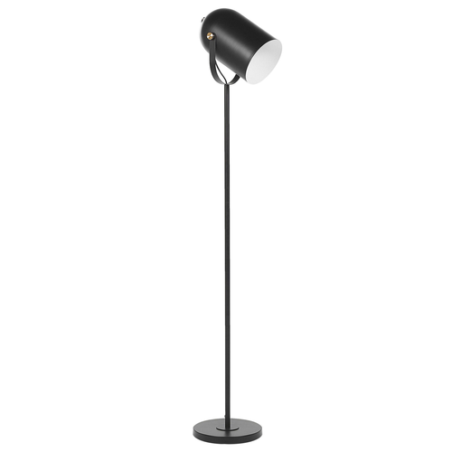 Stehlampe Schwarz 156 cm aus Metall Glockenförmig Elegant Modern Retro Stil