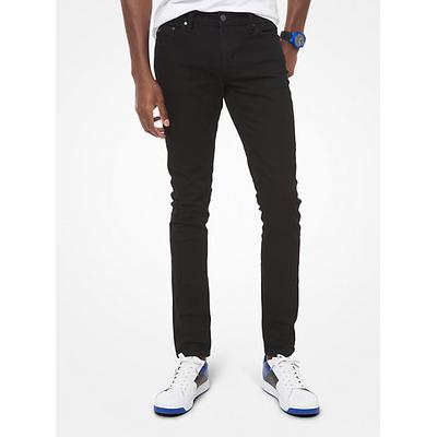 Michael Kors Slim-Fit Stretch-Cotton Jeans Black 3...