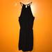 American Eagle Outfitters Dresses | Black Halter Cinched Waist American Eagle Dress Xs | Color: Black | Size: Xs
