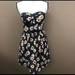 American Eagle Outfitters Dresses | American Eagle Outfitters Floral Mini Dress Sz 4 | Color: Black/Cream | Size: 4