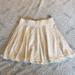 American Eagle Outfitters Skirts | American Eagle Mid Thigh Skirt | Color: Cream/Red | Size: S